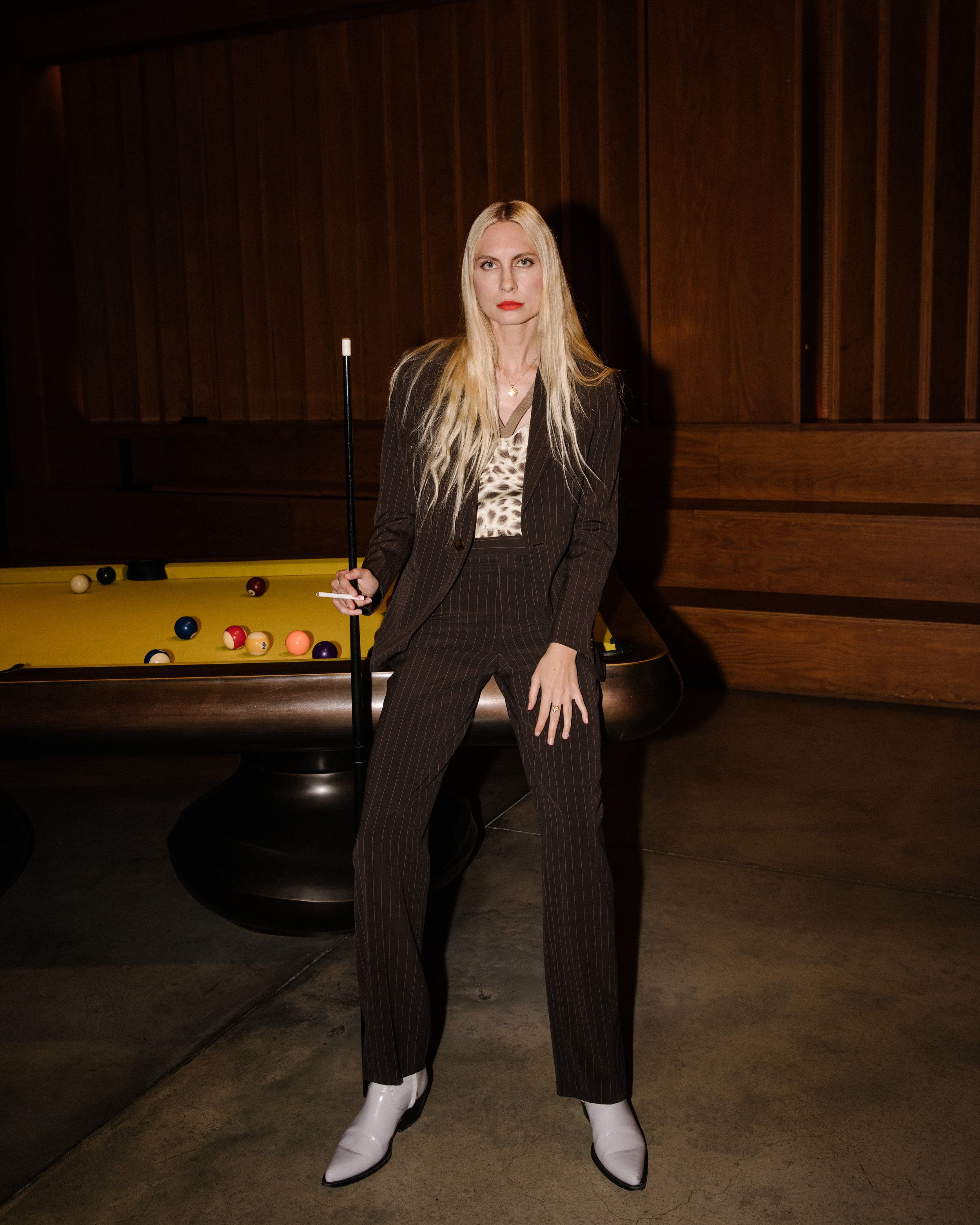 JEAN PAUL GAULTIER 90s Chocolate Brown Pinstripe Suit — Garment